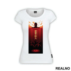 Colossal Titan Looking Over The Wall - Attack On Titan