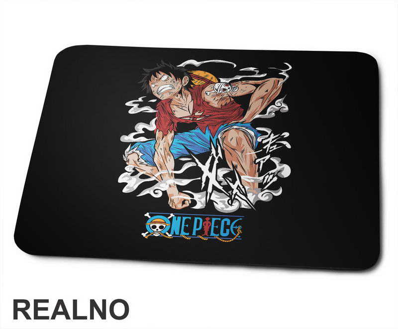 Angry Luffy - One Piece - Podloga za miš
