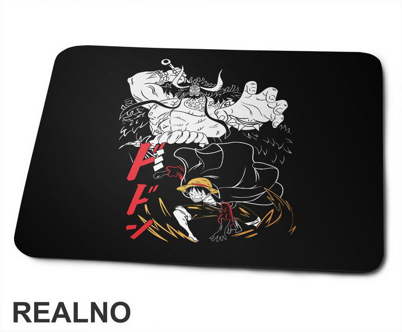 Kaido And Luffy - One Piece - Podloga za miš