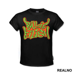 Billie Eilish Orange Outline - Muzika