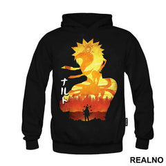 Naruto Name Orange Silhouette