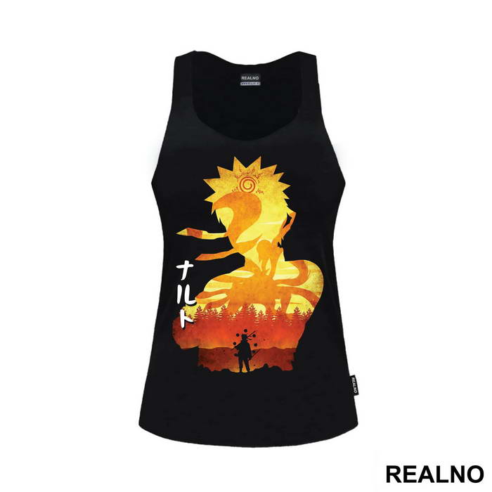 Naruto Name Orange Silhouette