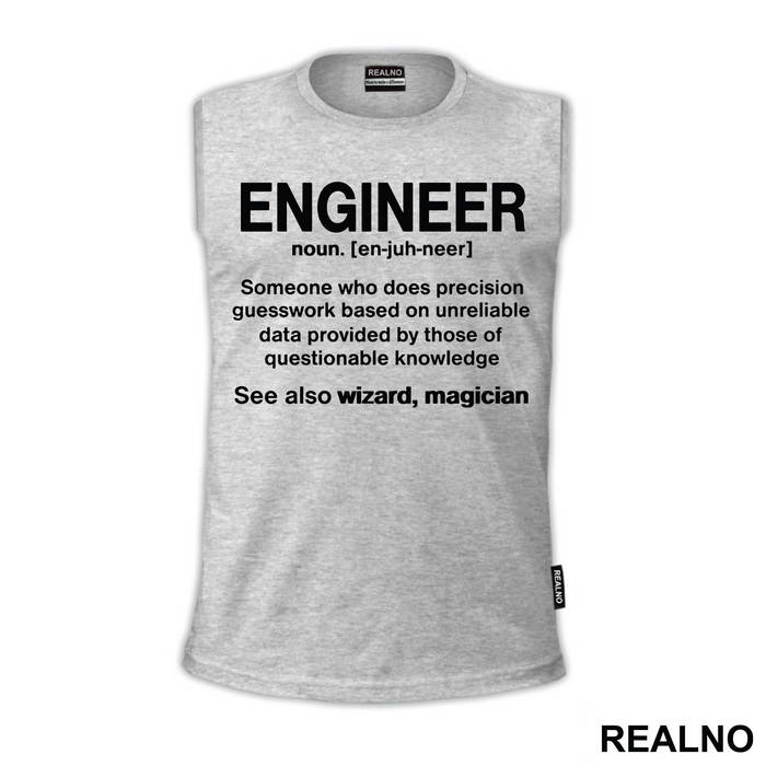 Engineer Definition - Humor - Majica