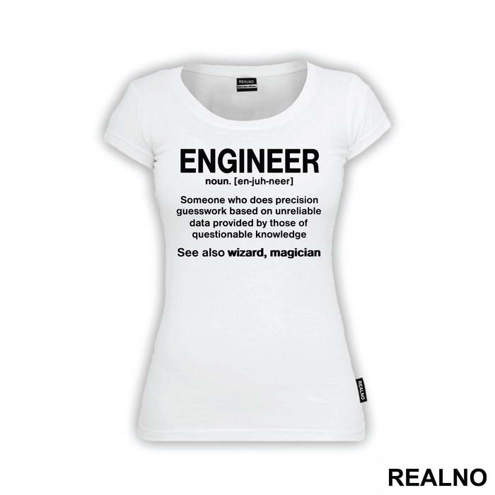 Engineer Definition - Humor - Majica