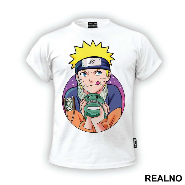 Holding A Cute Frog Wallet - Naruto
