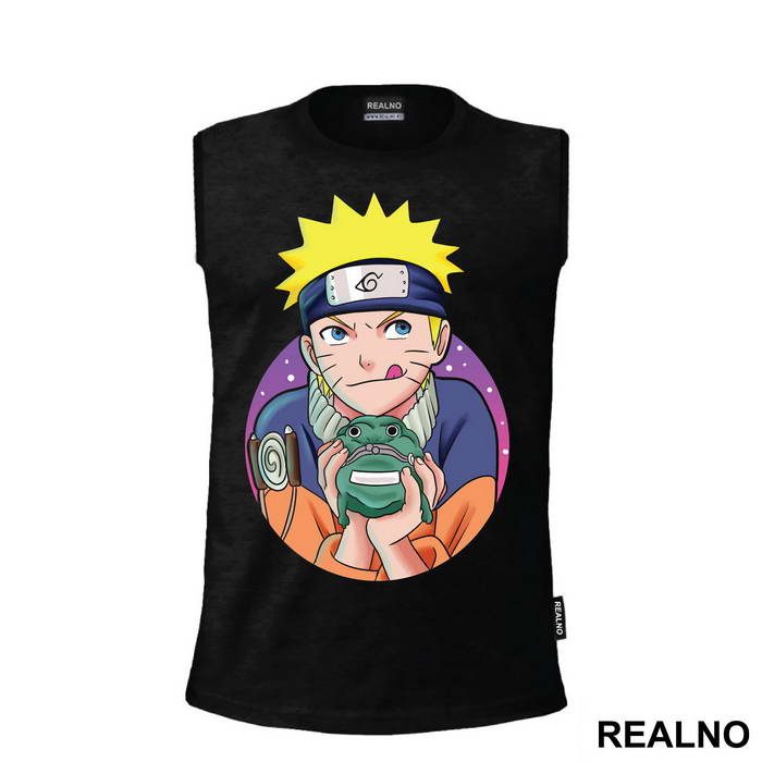 Holding A Cute Frog Wallet - Naruto