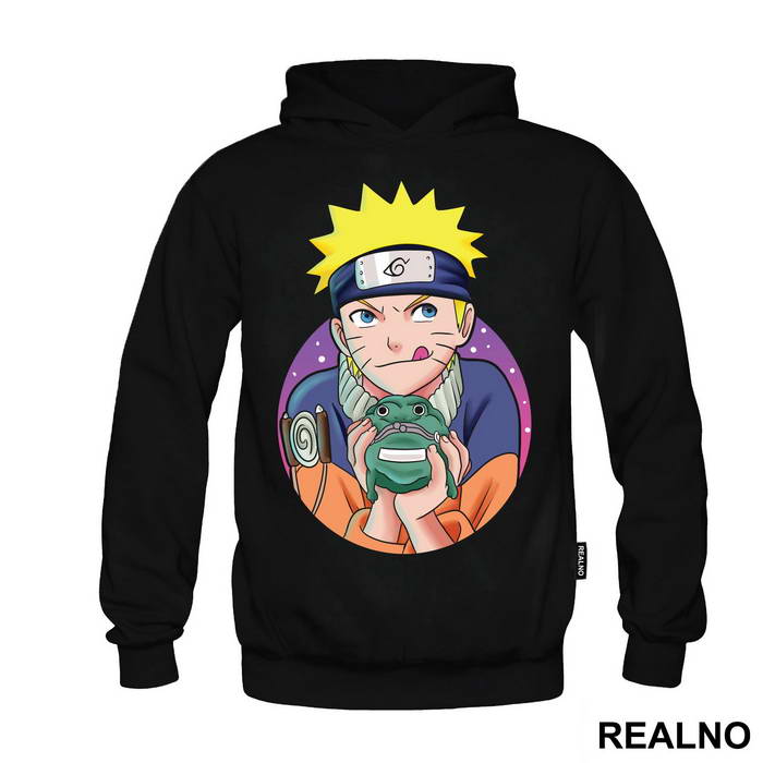 Holding A Cute Frog Wallet - Naruto