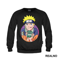 Holding A Cute Frog Wallet - Naruto