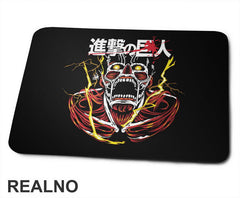 Fire - Colossal Titan - Attack On Titan - AOT - Podloga za miš