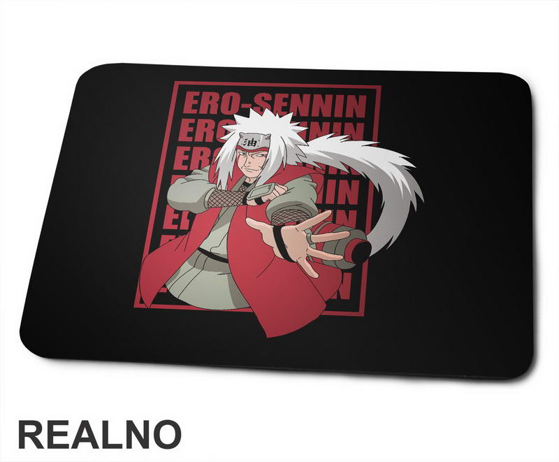 Ero Sennin - Jiraiya - Red - Naruto - Podloga za miš