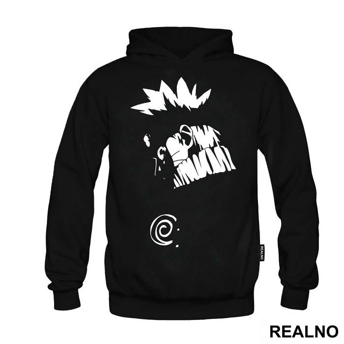 Angry Naruto Looking Over His Shoulder