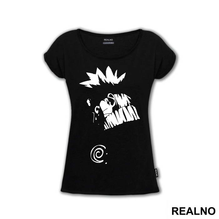 Angry Naruto Looking Over His Shoulder