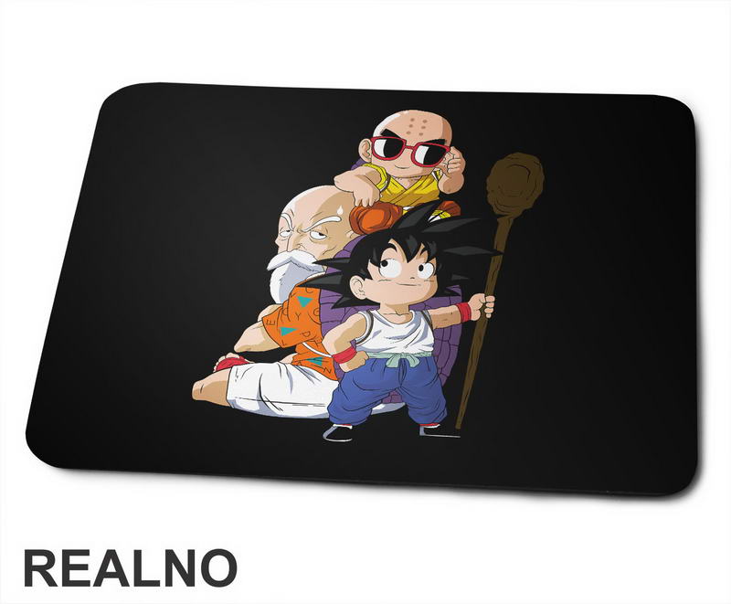 Kids With Their Teacher - Goku - Dragon Ball - Podloga za miš