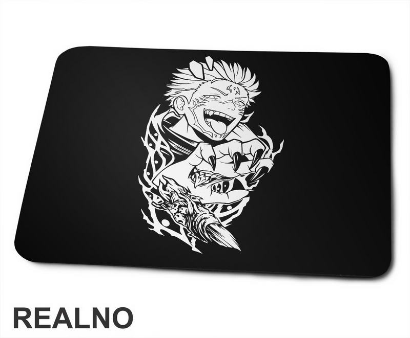Sukuna - Smiling - Jujutsu Kaisen - Podloga za miš