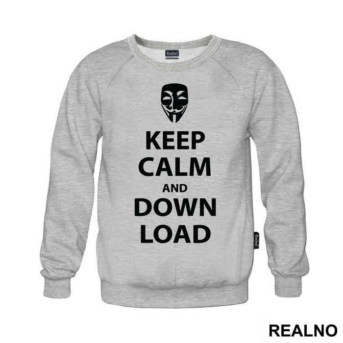 Keep Calm And Download - Internet - Majica