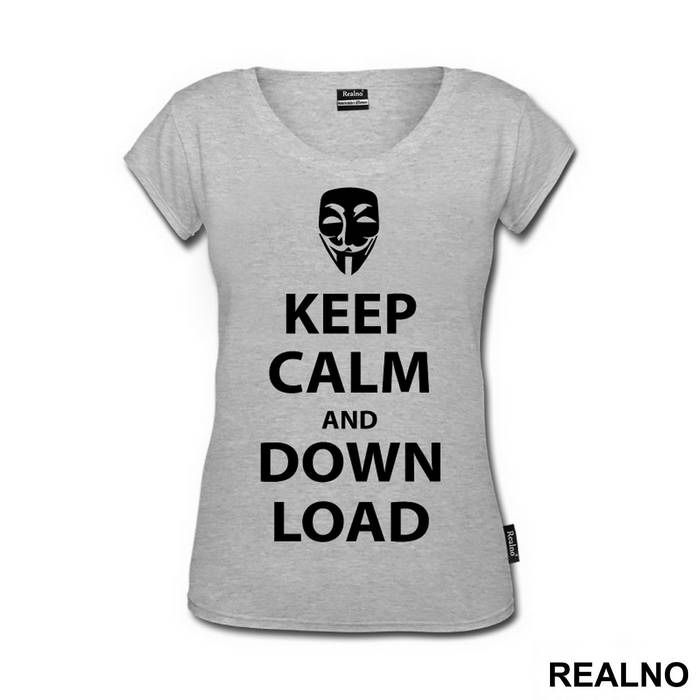 Keep Calm And Download - Internet - Majica