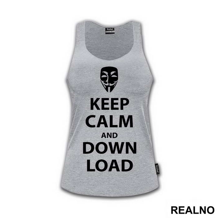 Keep Calm And Download - Internet - Majica