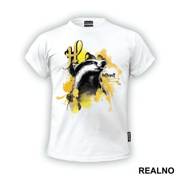 Hufflepuff Paint Splash - Harry Potter