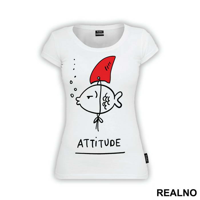 Fish Attitude - Humor - Majica