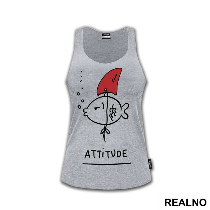 Fish Attitude - Humor - Majica