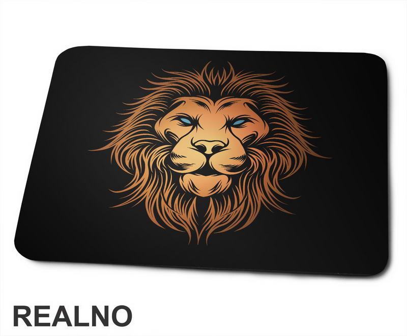 Narandžasti - Lav - Lion - Životinje - Podloga za miš