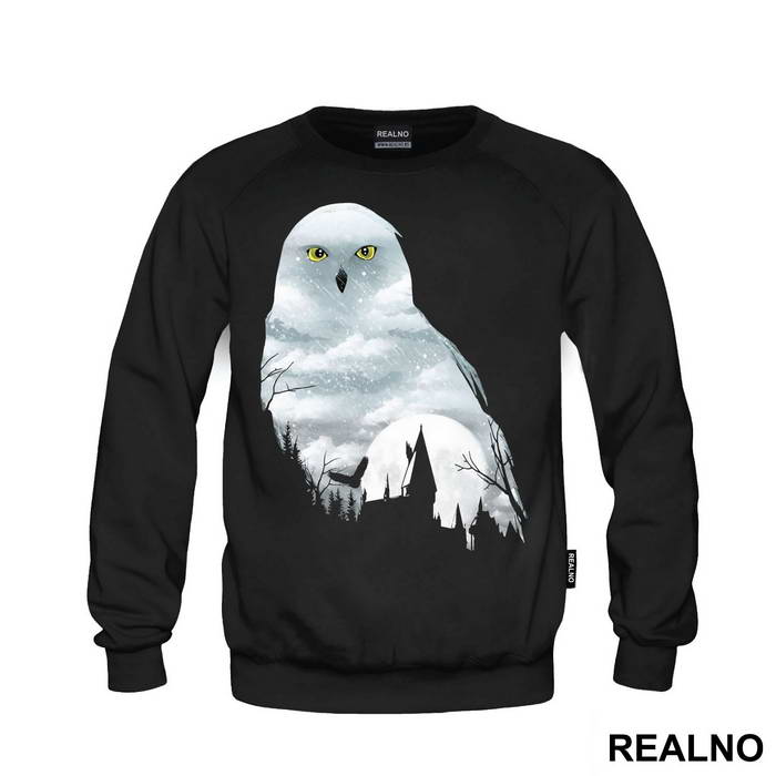 White Owl Double Exposure - Harry Potter