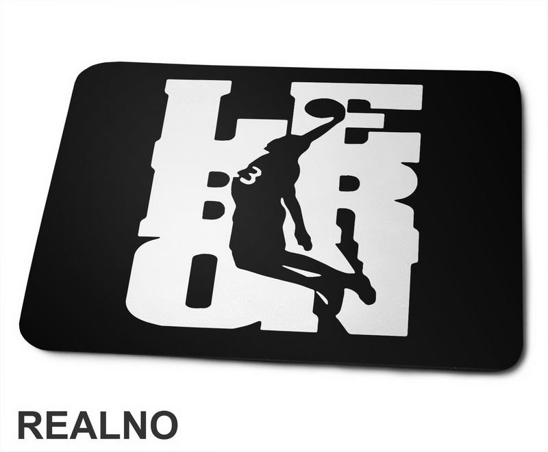Silhouette LeBron - NBA - Košarka - Podloga za miš