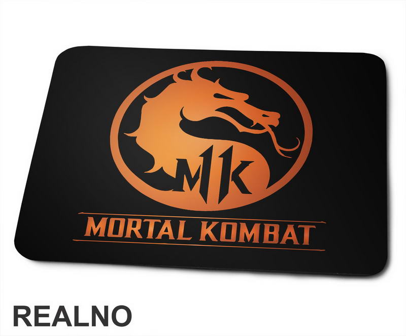 Orange Logo - Mortal Kombat - Podloga za miš