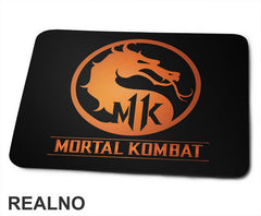 Orange Logo - Mortal Kombat - Podloga za miš