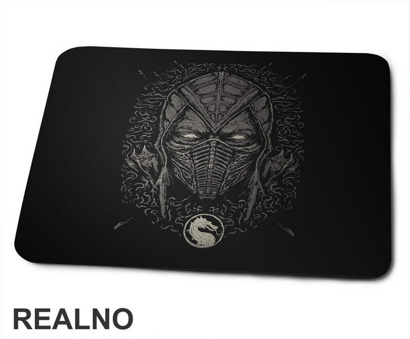 Noob Saibot - Dots - Head - Mortal Kombat - Podloga za miš