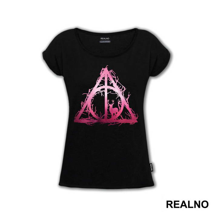 Pink Deathly Hallows - Harry Potter