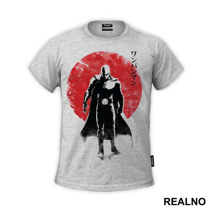 Saitama Red Moon - One Punch Man - Majica