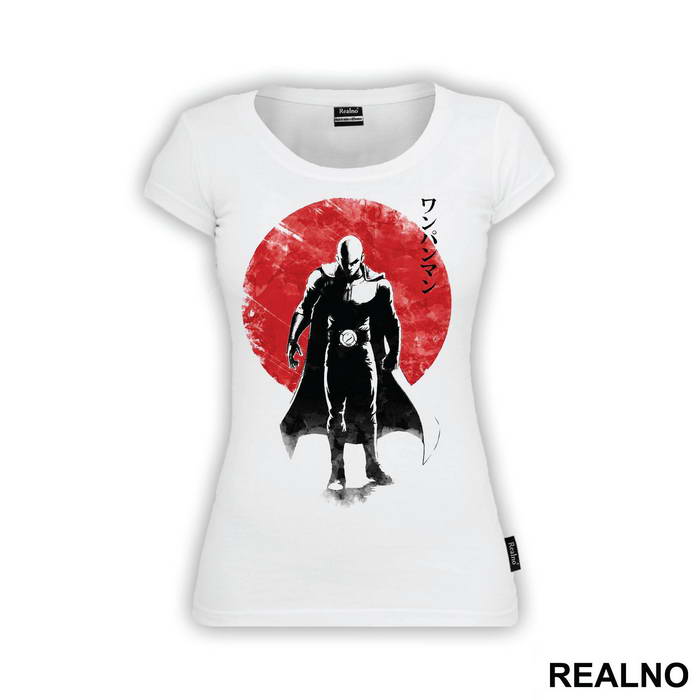 Saitama Red Moon - One Punch Man - Majica