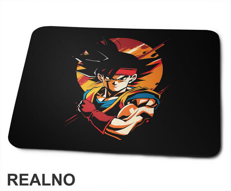 Colors Splashing - Goku - Dragon Ball - Podloga za miš