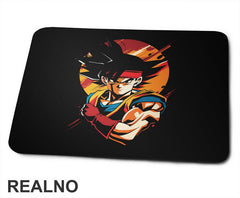 Colors Splashing - Goku - Dragon Ball - Podloga za miš