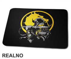 Scorpion And Yellow Logo - Mortal Kombat - Podloga za miš