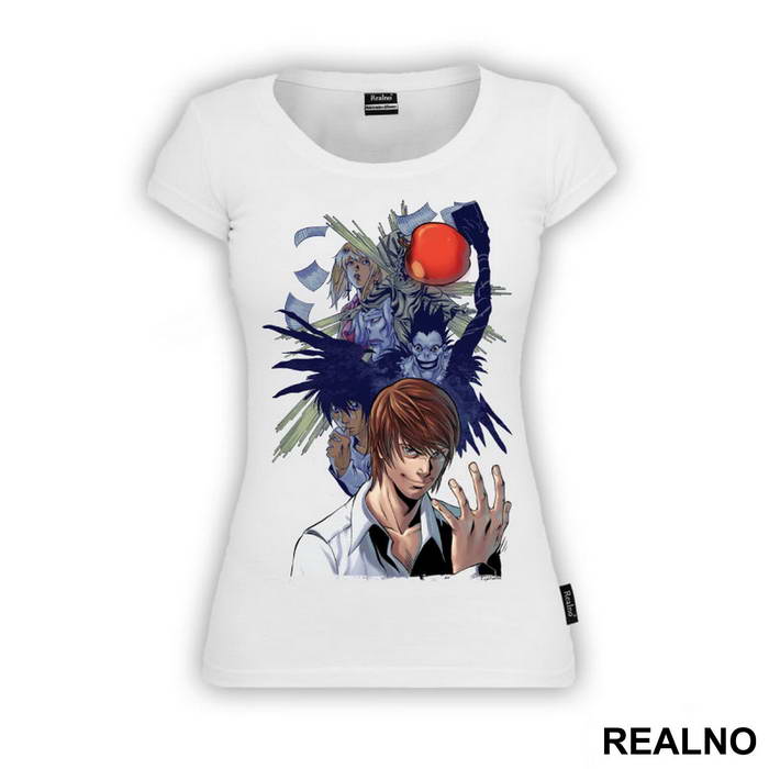 Kira, L, Ryuk And Misa Amane - Death Note - Majica