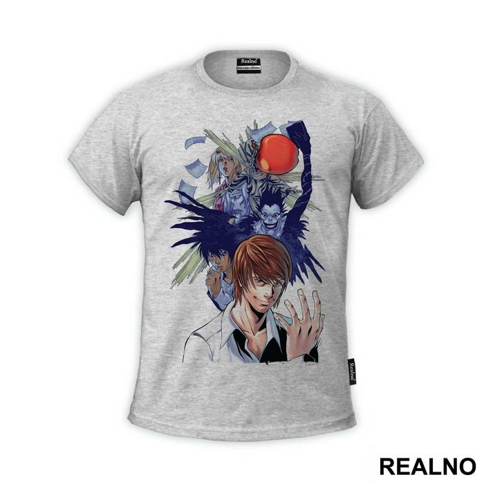 Kira, L, Ryuk And Misa Amane - Death Note - Majica