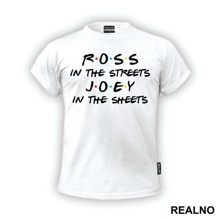 Ross In The Streets Joey In The Sheets - Friends - Prijatelji