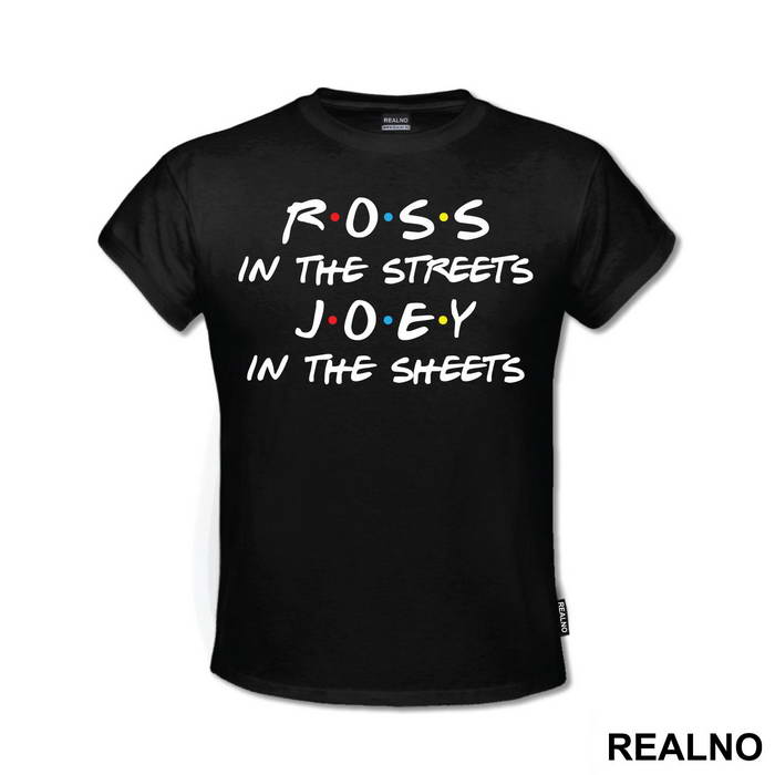 Ross In The Streets Joey In The Sheets - Friends - Prijatelji