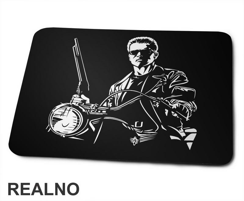 On The Motorcycle - Terminator - Filmovi - Podloga za miš