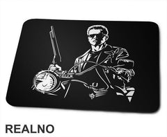 On The Motorcycle - Terminator - Filmovi - Podloga za miš