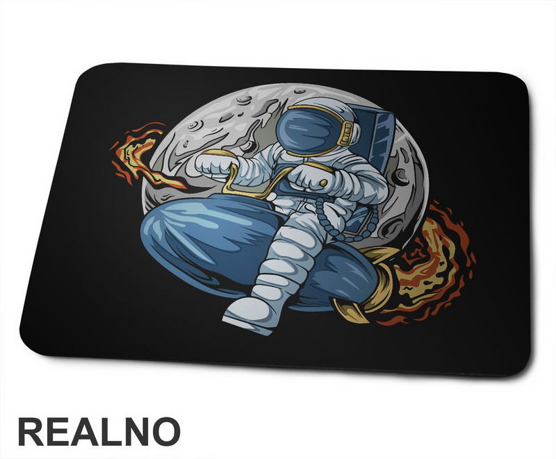 Astronaut Na Raketi - Space - Svemir - Podloga za miš