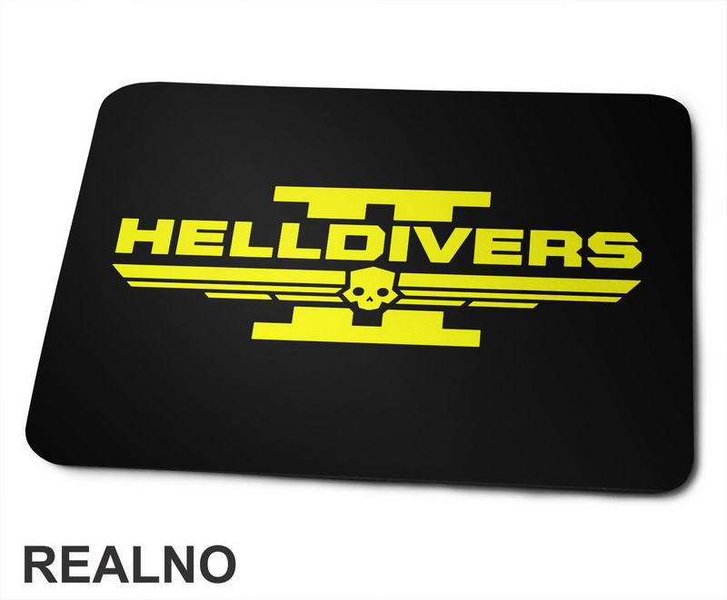 Helldivers 2 Logo - Games - Podloga za miš