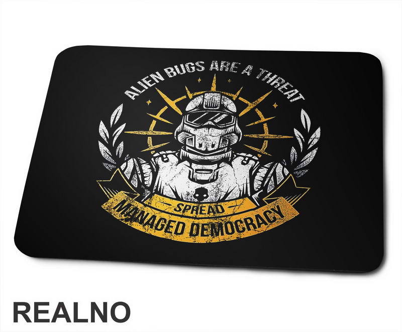 Alien Bugs Are A Threat, Spread Managed Democracy - Helldivers 2 - Games - Podloga za miš