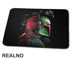 Boba Fett - Side Portrait - Star Wars - Podloga za miš