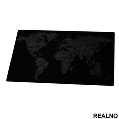 Binary World Map - Engineer - Podmetač za sto