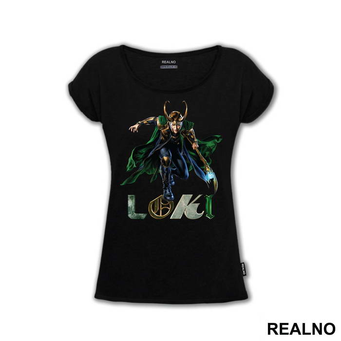 Holding His Staff - Loki - Avengers