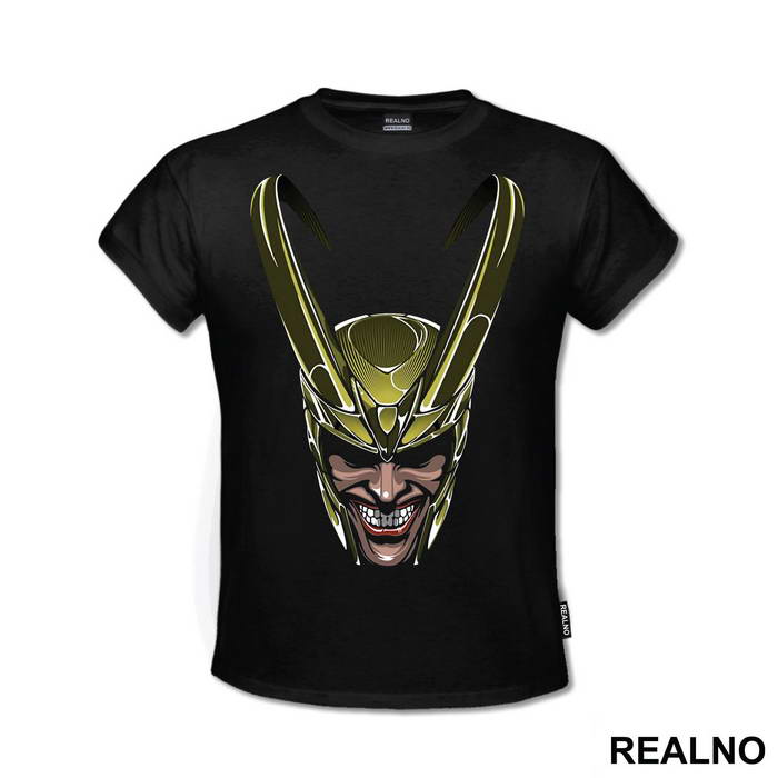 OUTLET Crna muška majica veličine 2XL - LOKI - 3526