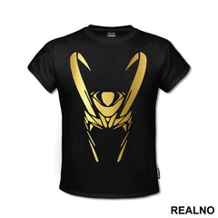 Golden Helmet - Outline - Loki - Avengers